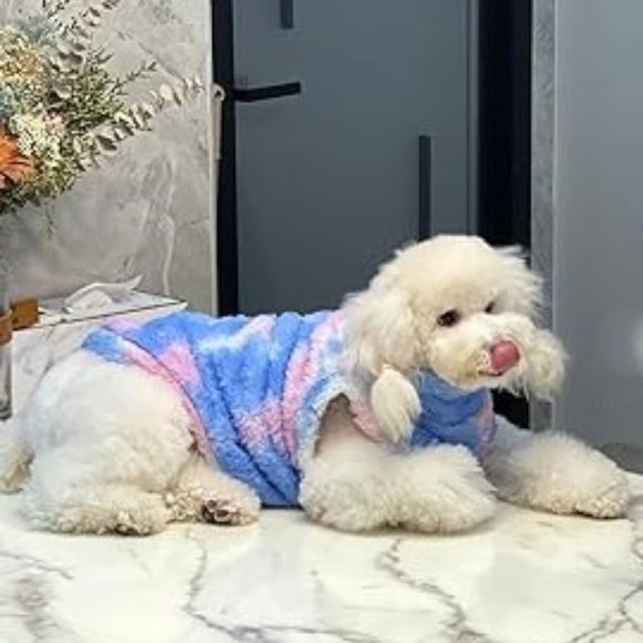 Dog Sweaters/Sweatshirts- Tie Dye- Premium Dog/Puppy Jacket Coat- SM -MED- LRG - Picture 10 of 13